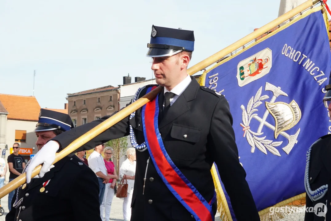 Poświęcenie figury Św. Jana Nepomucena w Krobi