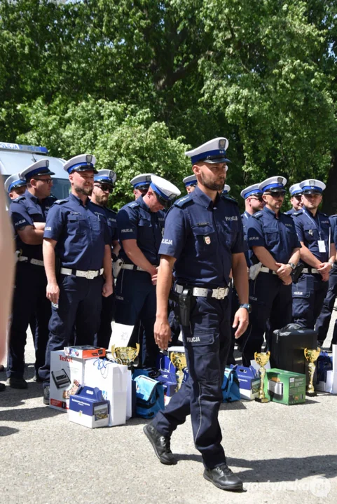 Podsumowanie 34. Konkursu "Policjant Ruchu Drogowego 2024" - finał  wojewódzki w Gostyniu