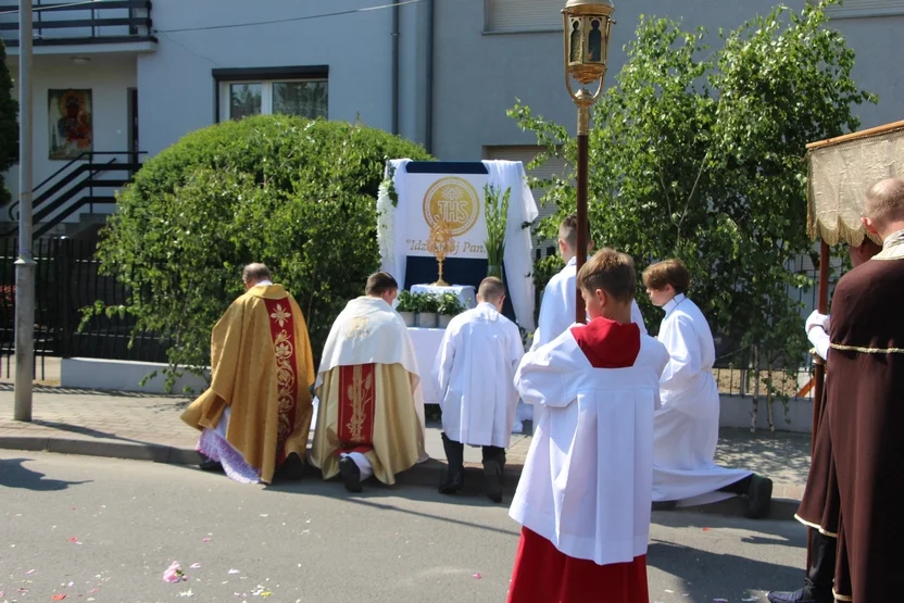 Procesja Bożego Ciała w parafii Św. Floriana