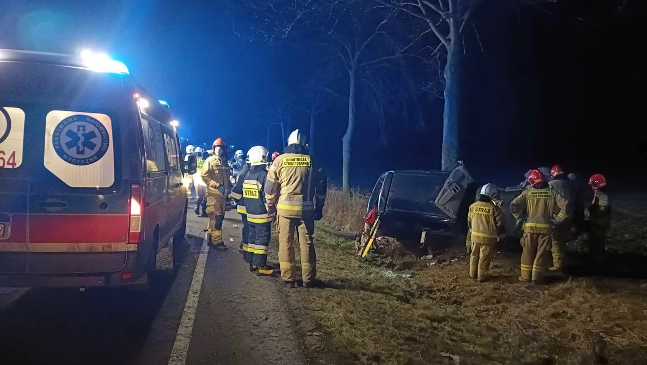 Wypadek na trasie Smolice - Pasierby