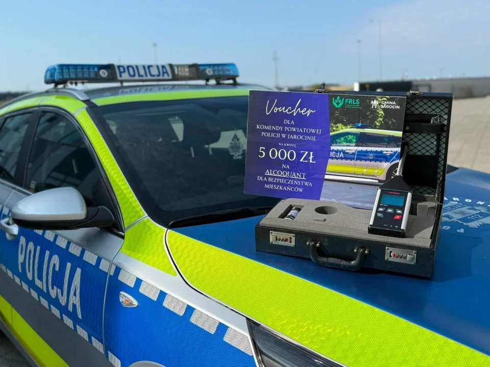Policja otrzymała sonometr od gminy Jarocin