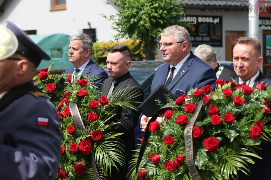 Delegacje na ceremonii pogrzebowej śp. Kazimierza Chudego