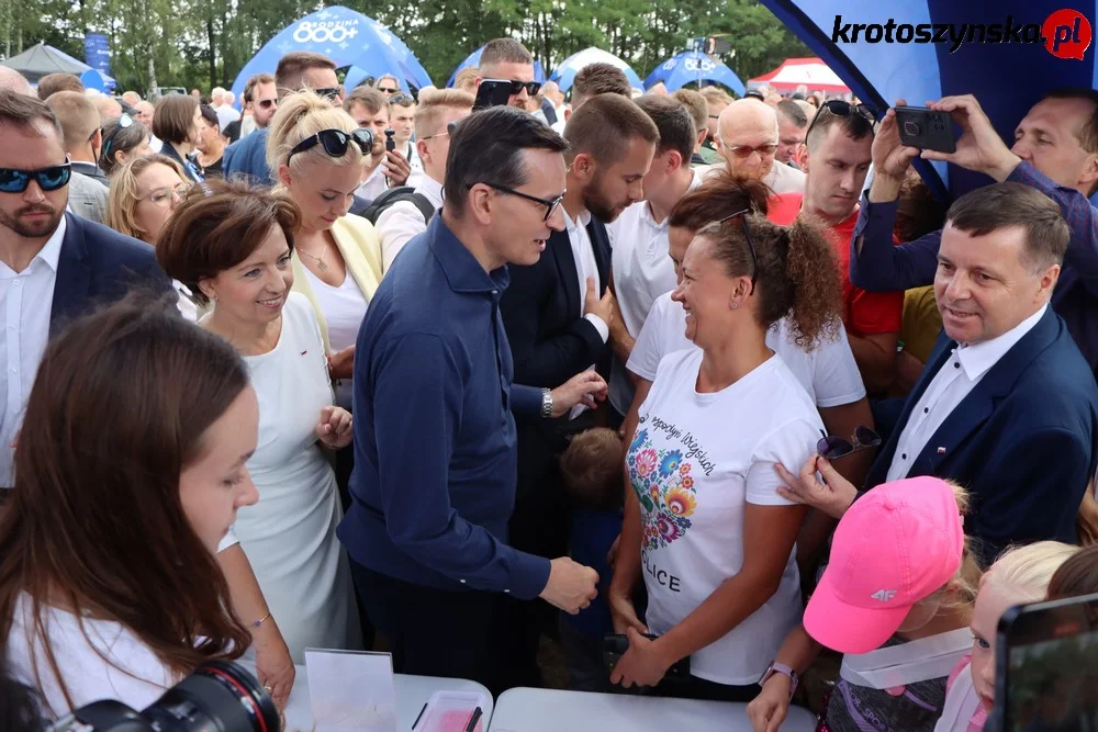 Mateusz Morawiecki w Krotoszynie. Piknik 800+