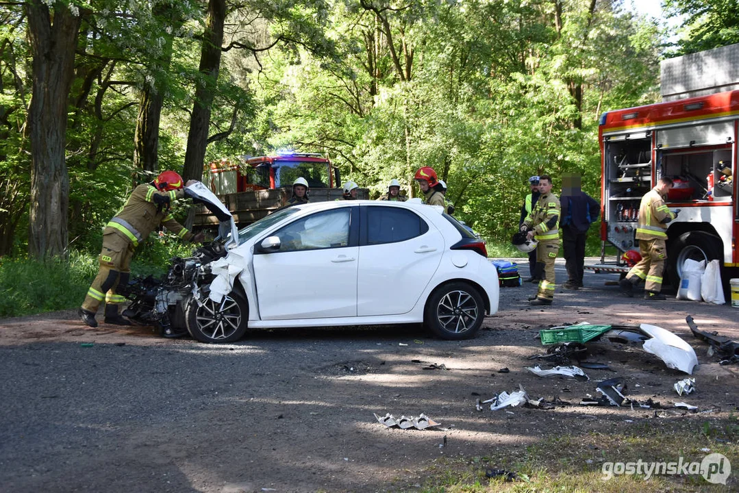 Wypadek drogowy na DW437 Borek Wlkp.- Dolsk