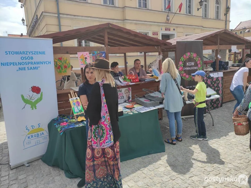 Jarmark w Krobi na zrewitalizowanym rynku