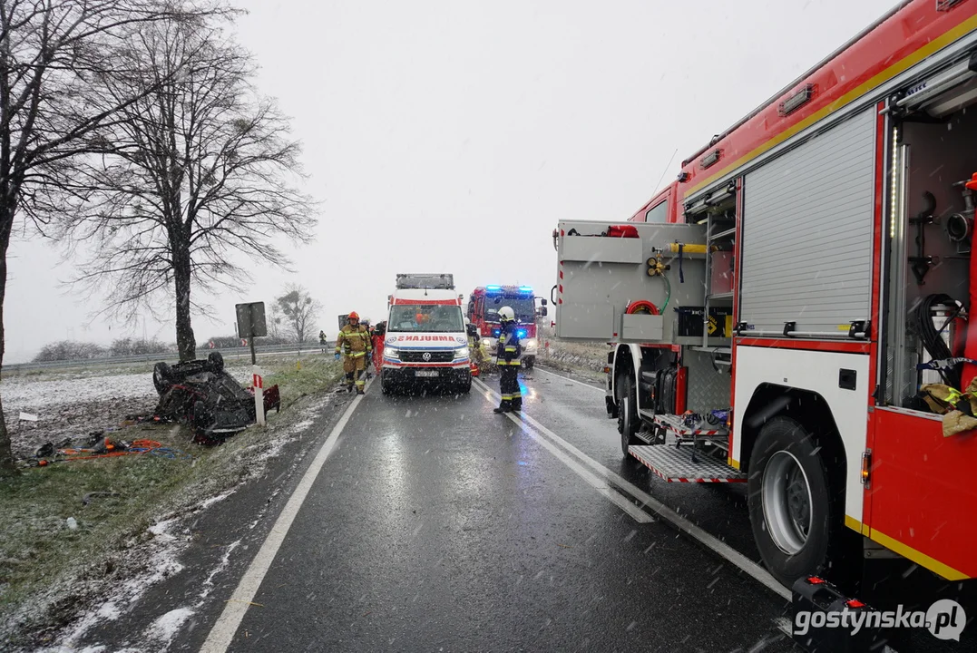 Śmiertelny wypadek na DK12 za Dąbrówką