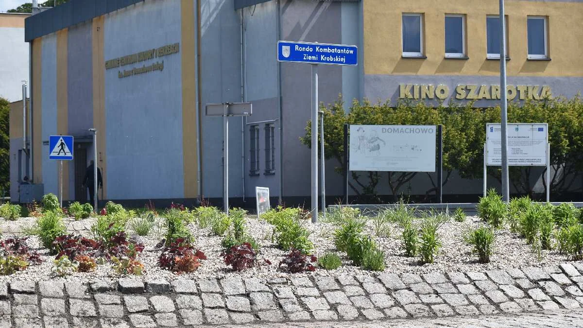 Gmina przejęła zarząd nad rondem im. Kombatantów Ziemi Krobskiej. Miejsce ma się stać wizytówką miasta - Zdjęcie główne