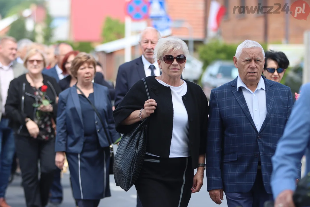 Delegacje na ceremonii pogrzebowej śp. Kazimierza Chudego