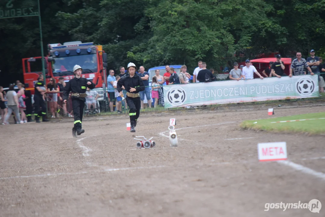 Miejsko-gminne zawody sportowo-pożarnicze w Pudliszkach 2024