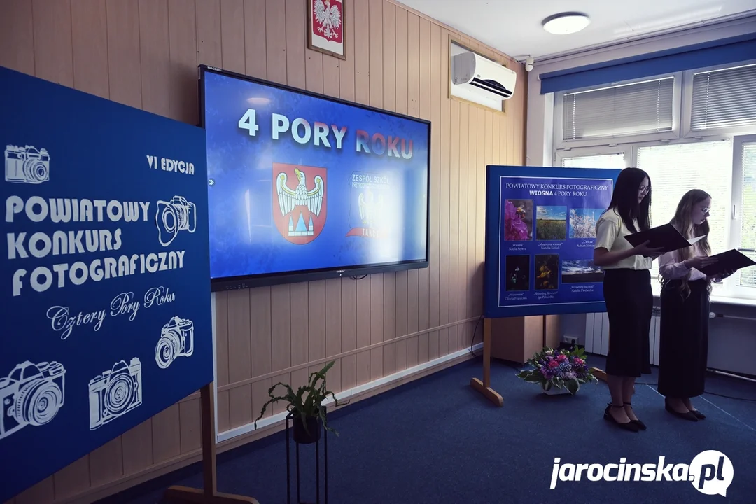 Finał VI Powiatowego Konkursu Fotograficznego Cztery Pory Roku w ZSP-B Tarce