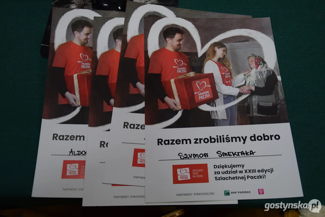 Podsumowanie Weekendu Cudów Szlachetnej Paczki 2023 w powiecie gostyńskim