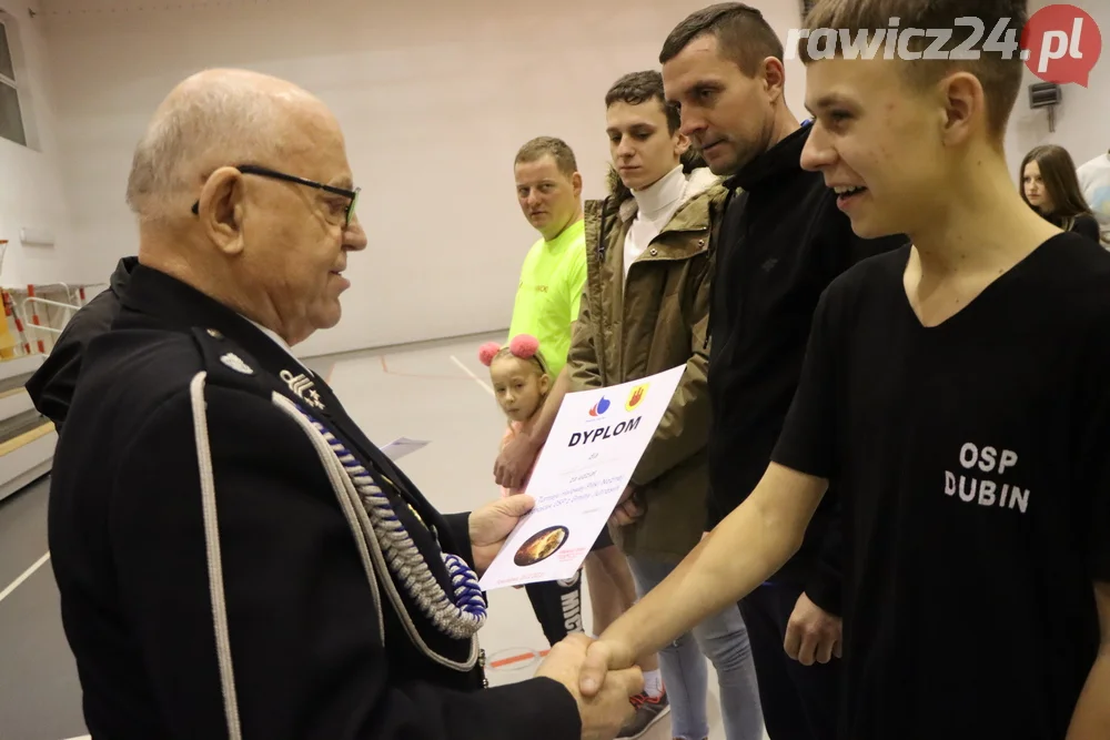 Turniej piłki nożnej halowej strażaków z gminy Jutrosin