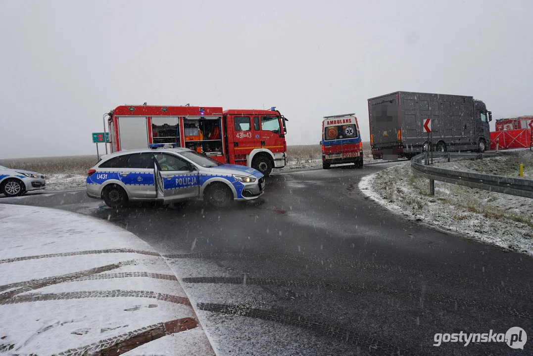 Śmiertelny wypadek na DK 12 w Dąbrówce