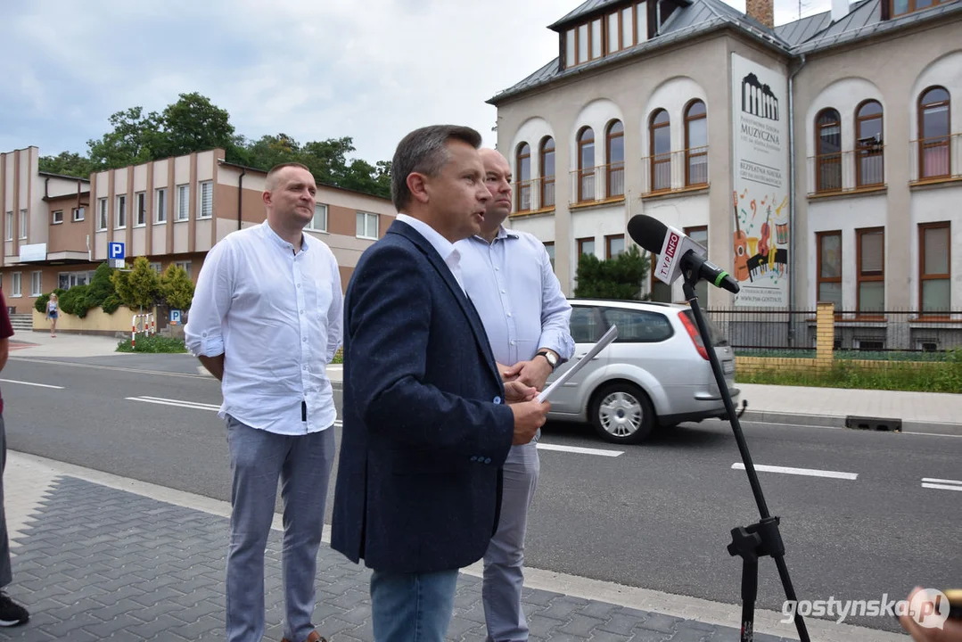 Oficjalne zakończenie remontu ul. Strzeleckiej w Gostyniu