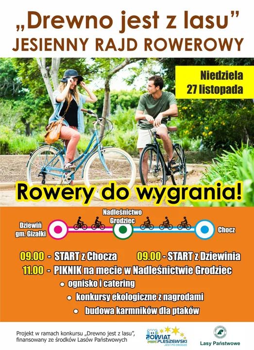 Jesienny Rajd Rowerowy w powiecie pleszewskim