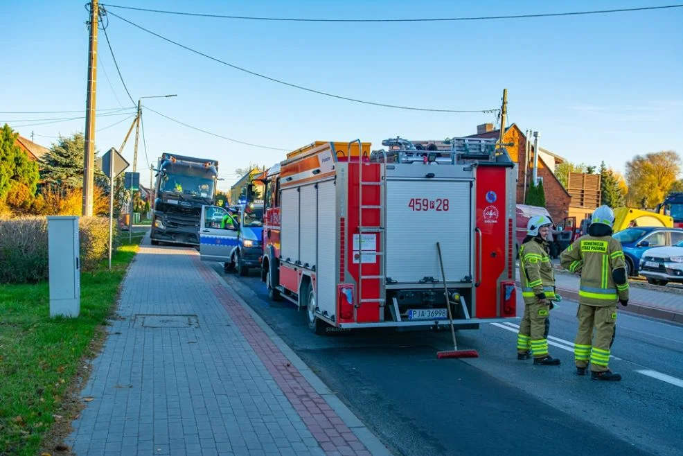 Poranne zdarzenie na Wrocławskiej w Jarocinie