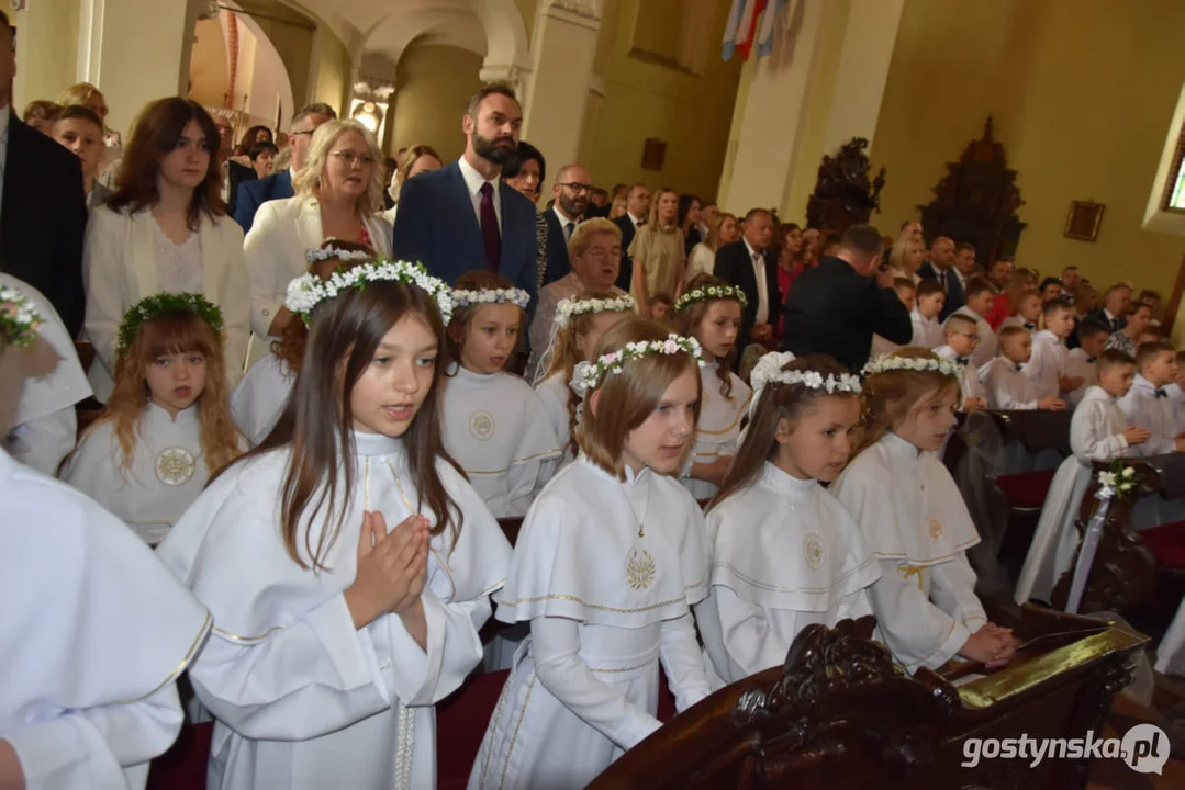 Uroczystość Pierwszej Komunii Świętej w parafii farnej w Gostyniu