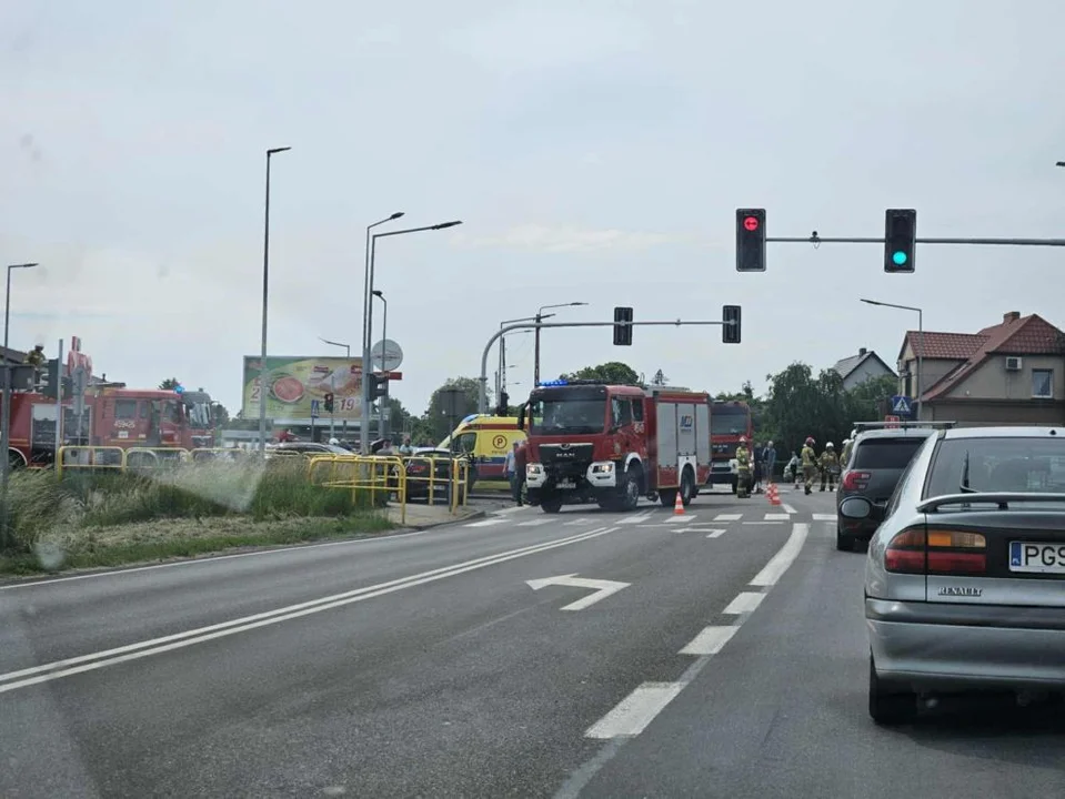 Zderzenia trzech aut w Witaszycach