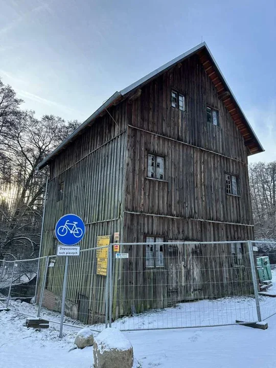 Remont młyna nad Lutynią w Wilkowyi pod Jarocinem