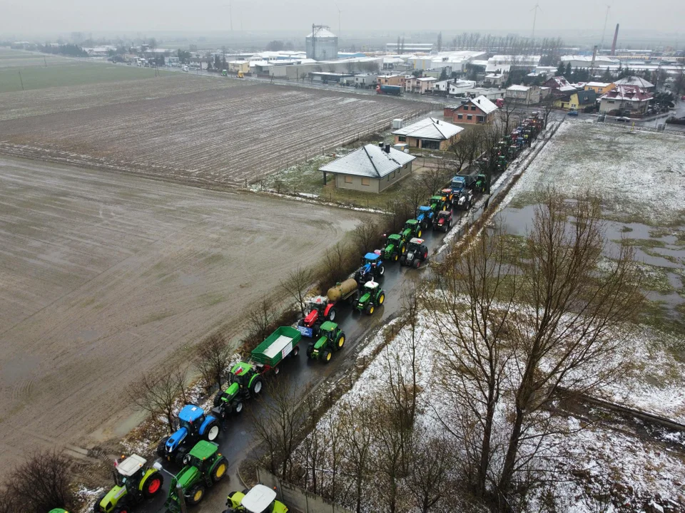 Protest rolników w powiecie krotoszyńskim