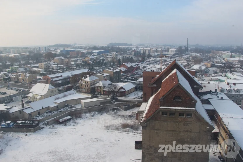 Panorama Pleszewa - widok z elewatora zbożowego