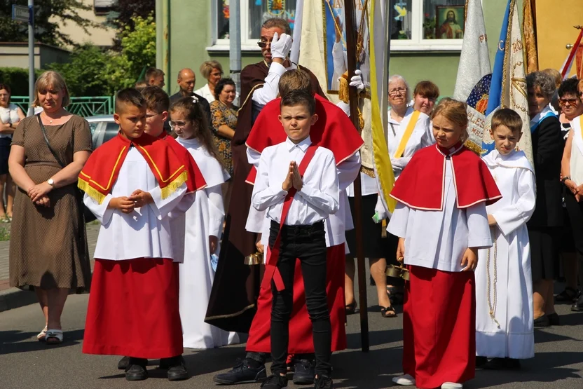 Procesja Bożego Ciała w parafii Św. Floriana