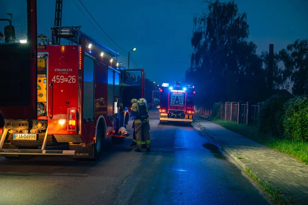 Pożar w Witaszycach: Spłonęła scena w dawnym Domu Socjalnym