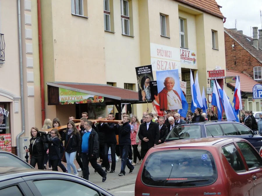 Symbole Światowych Dni Młodzieży w Jarocinie (2014)