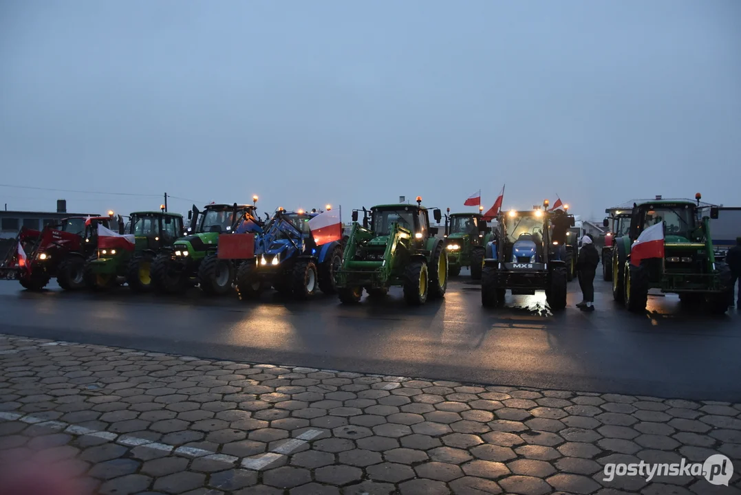 Protesty rolnicze w powiecie gostyńskim 2024