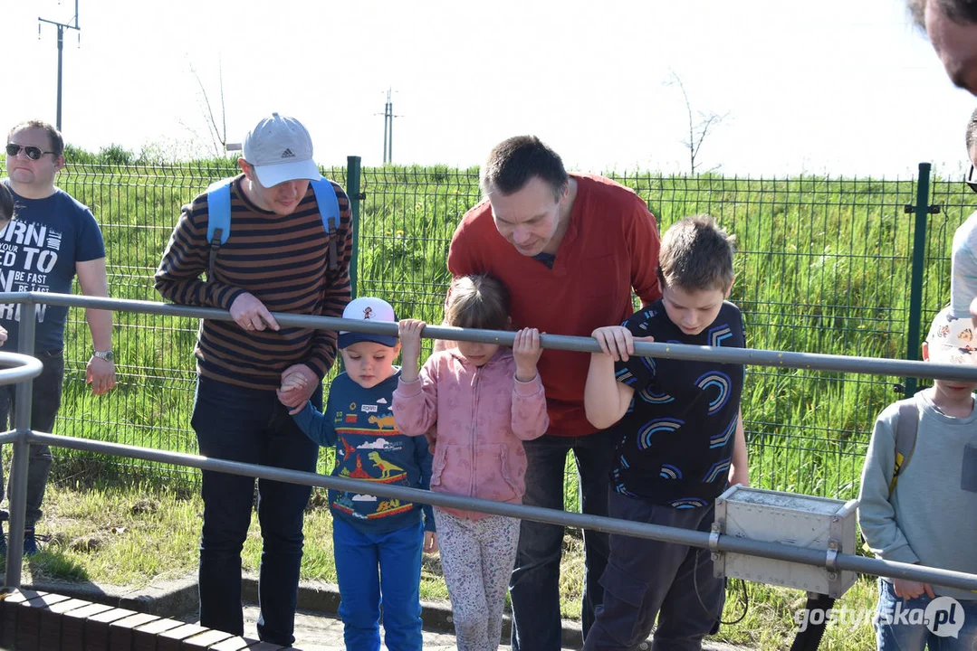 Zwiedzanie oczyszczalni ścieków w Gostyniu