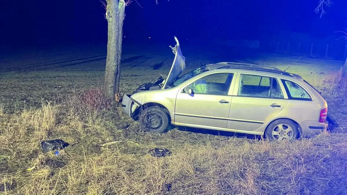 Tragedia na drodze krajowej nr 36 w okolicy Topólki (gm. Miejska Górka)