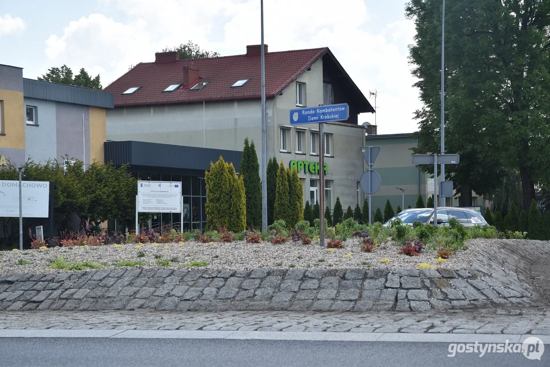 Gmina przejęła zarząd nad rondem im. Kombatantów Ziemi Krobskiej