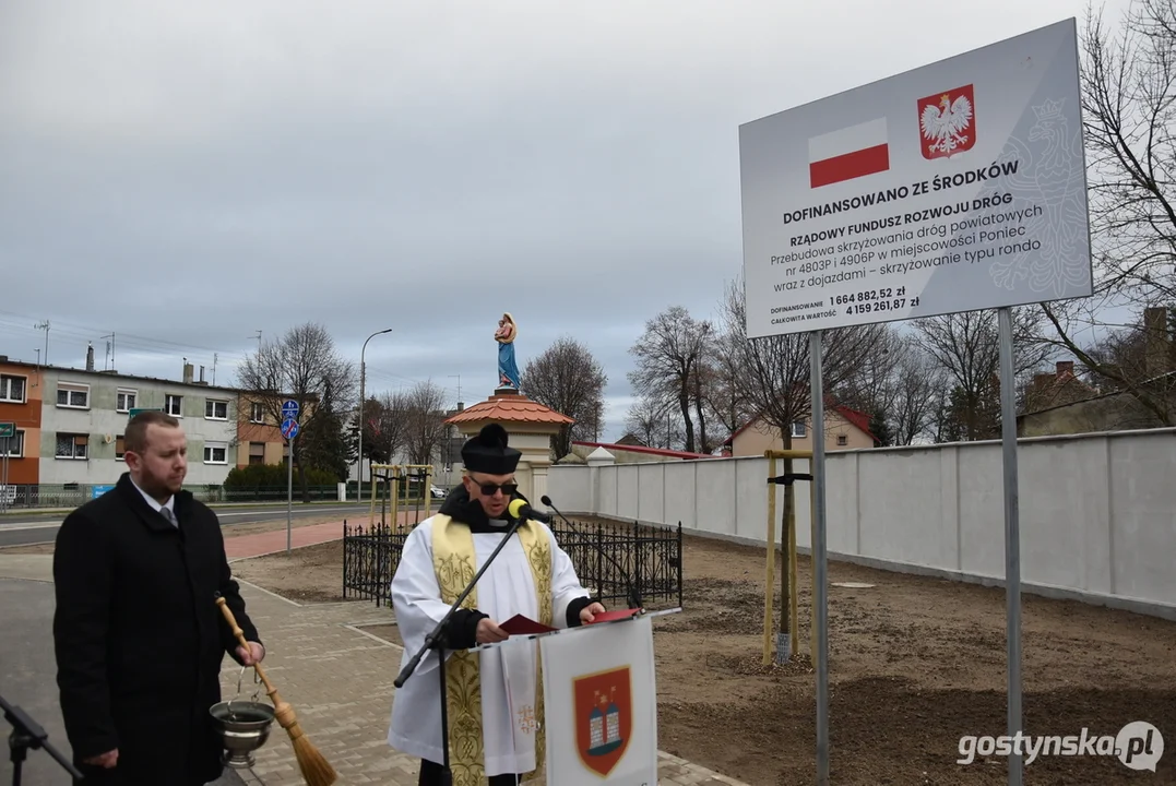 Otwarcie Ronda Powstańców Wielkopolskich w Poniecu