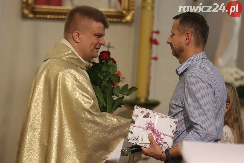 Pożegnanie ks. Łukasza Konatowskiego w parafii pw. św. Andrzeja Boboli