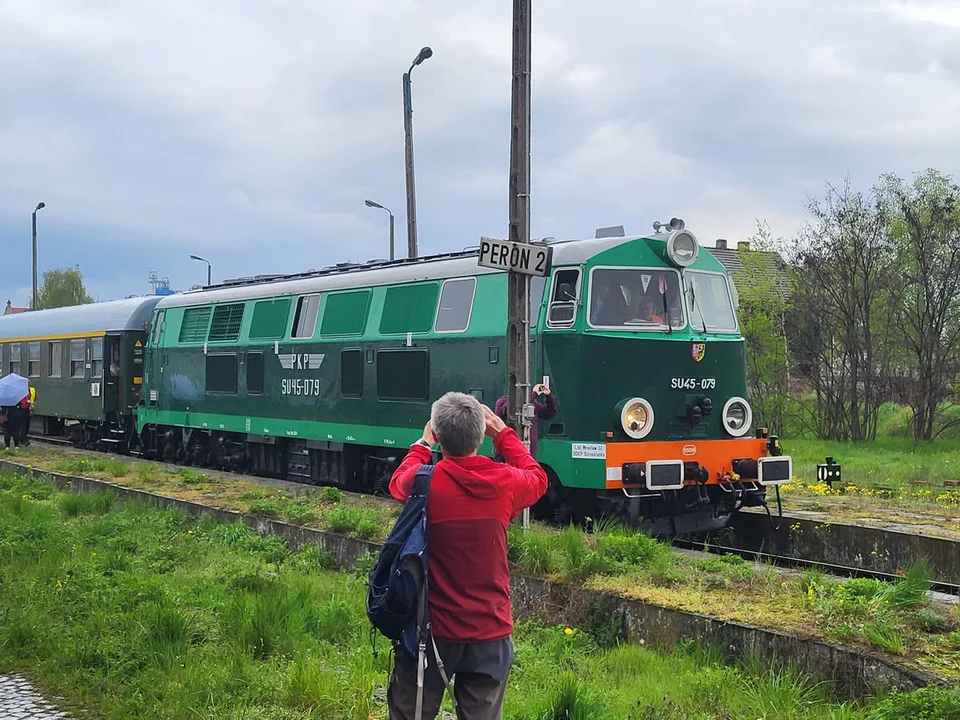 Pociąg turystyczny Baszta na linii Gostyń - Leszno