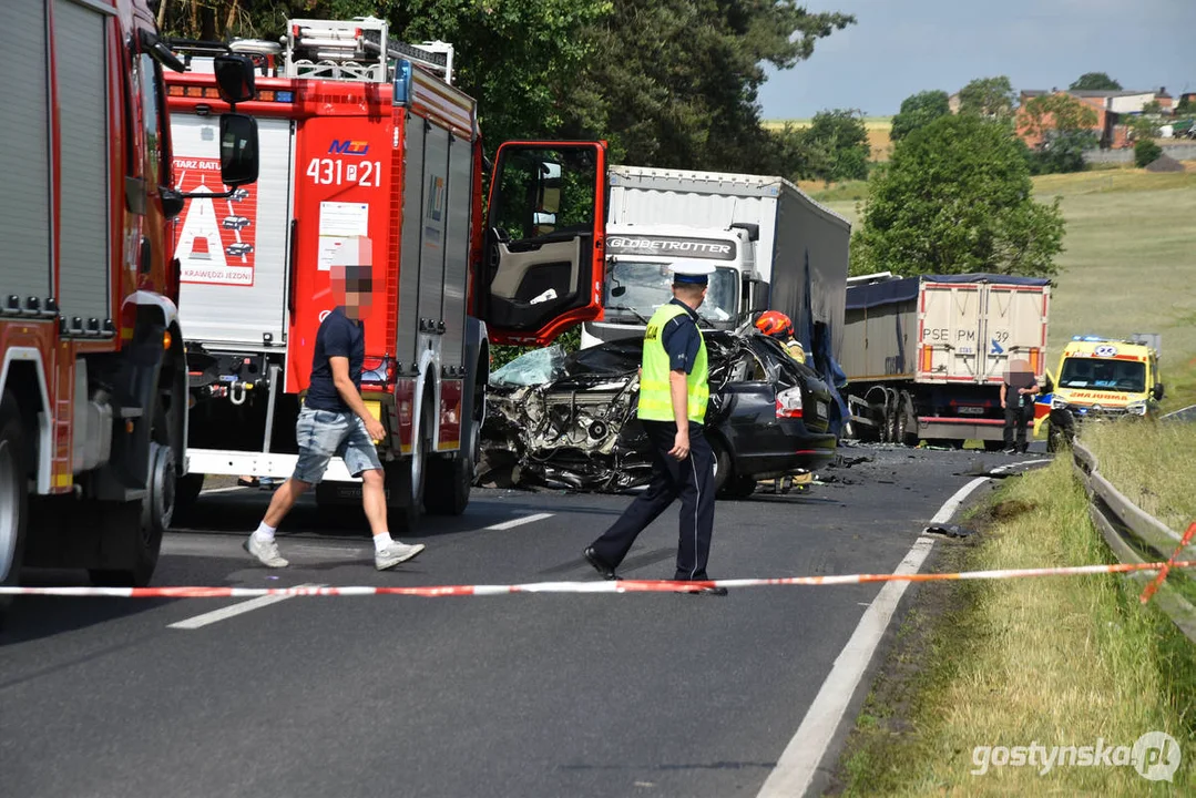 Tragiczny wypadek drogowy na DW 308, na odcinku Kunowo - Lubiń