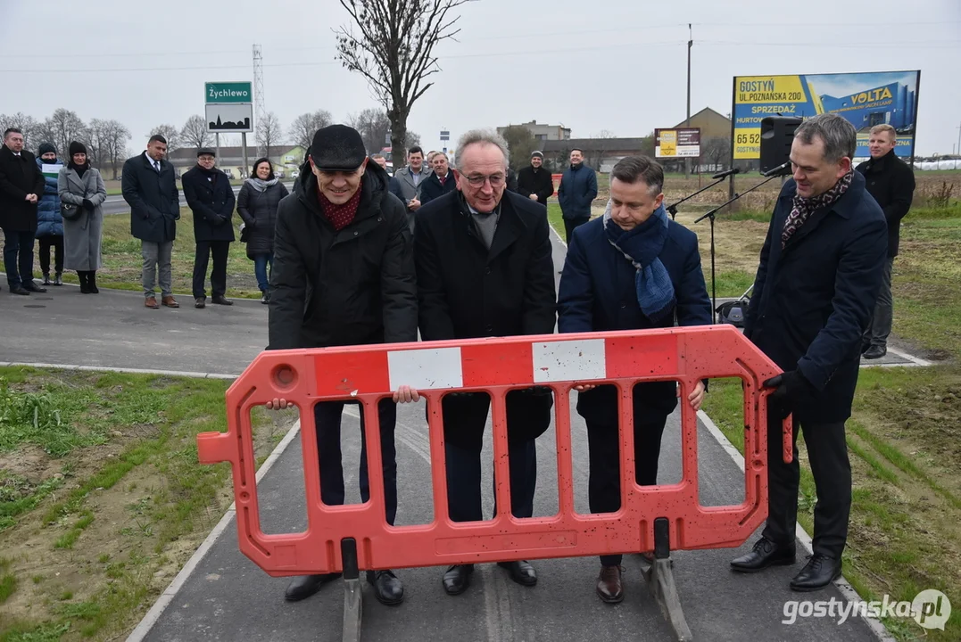 Otwarcie ścieżki pieszo-rowerowej Krobia-Żychlewo i Krobia-Kuczyna