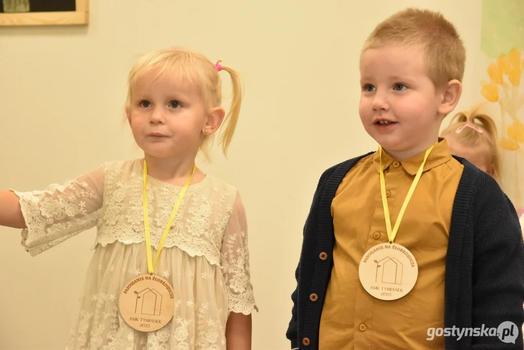 Pasowanie na żłobkowiczów w żłobku AMK Tymianek w Krobi