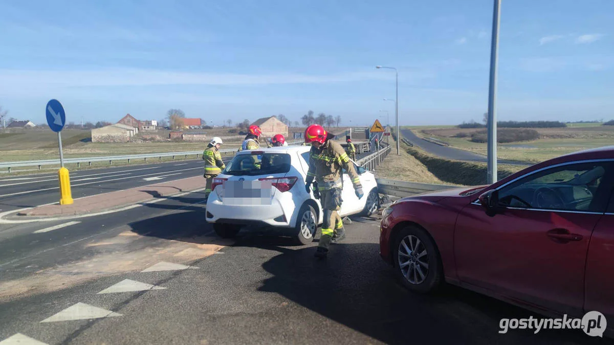 Wypadek na DK 12 Gostyń - Jarocin