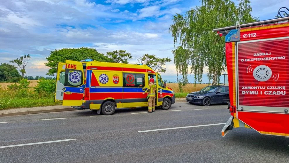 Zderzenie dwóch aut na DK11 w Witaszycach