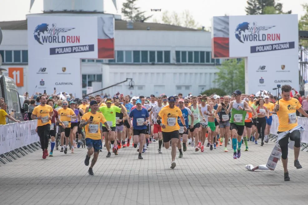 Biegu Wings for Life World Run w Poznaniu