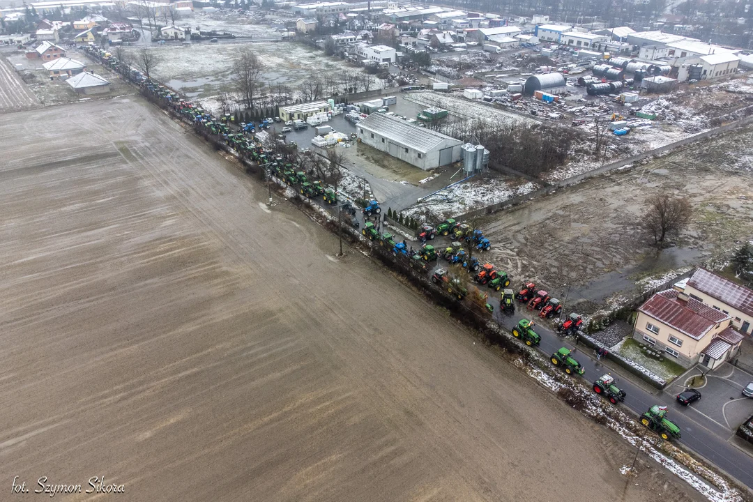 Protest rolników w powiecie krotoszyńskim