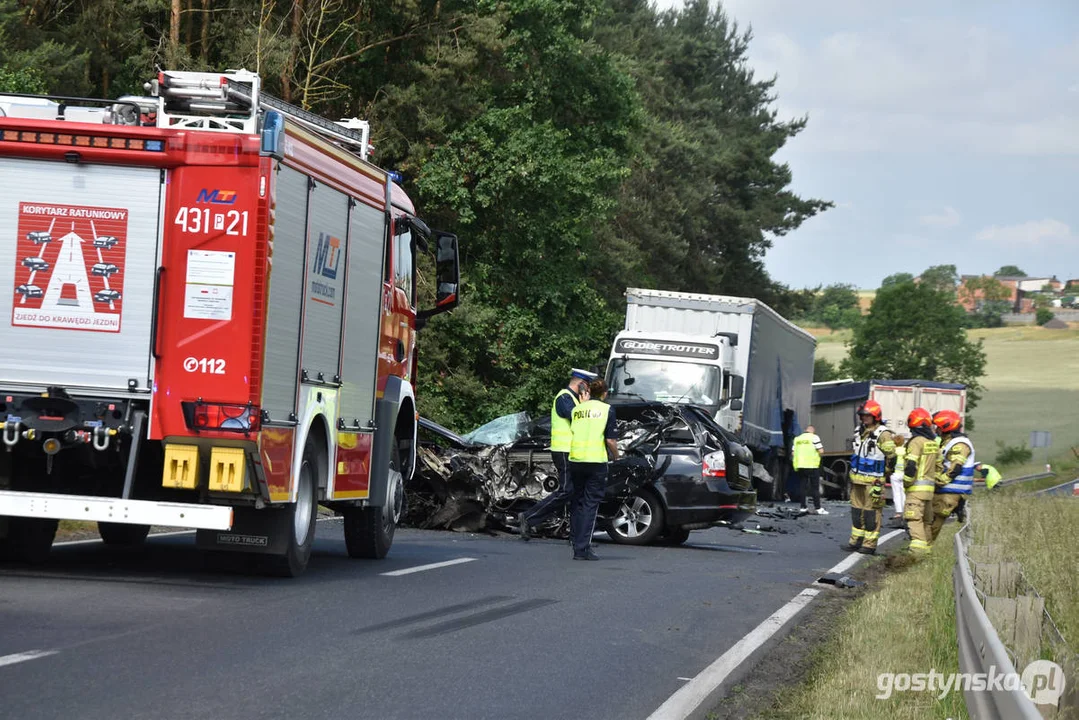 Tragiczny wypadek drogowy na DW 308, na odcinku Kunowo - Lubiń