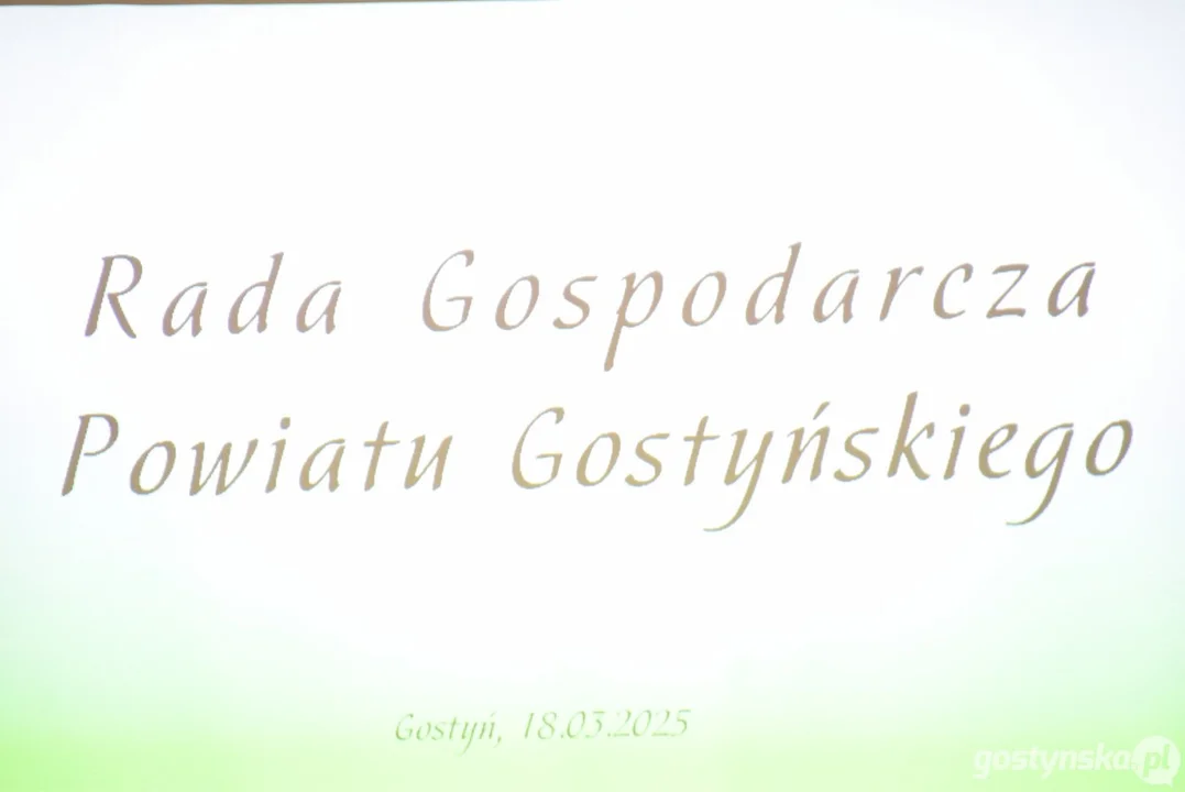 Rada Gospodarcza Powiatu Gostyńskiego 2025