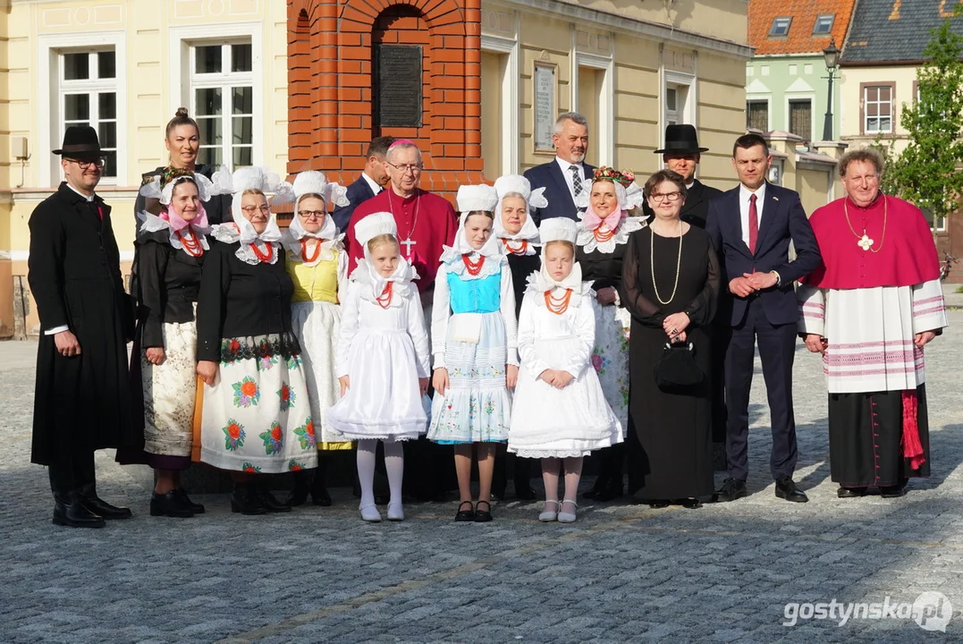 Poświęcenie figury Św. Jana Nepomucena w Krobi