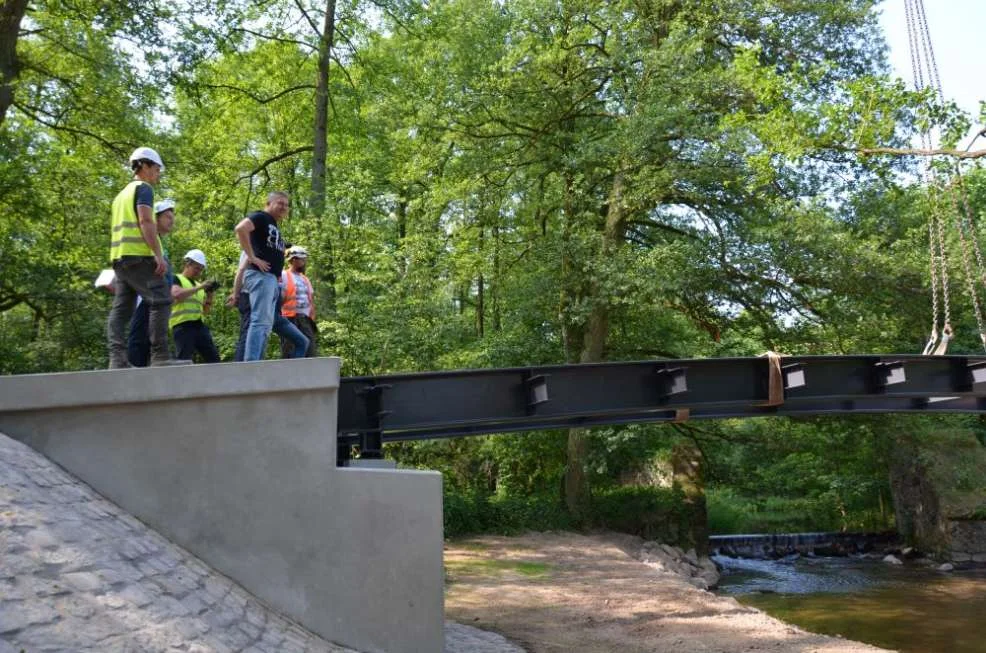 Budowa ścieżki rowerowej do młyna nad Lutynią