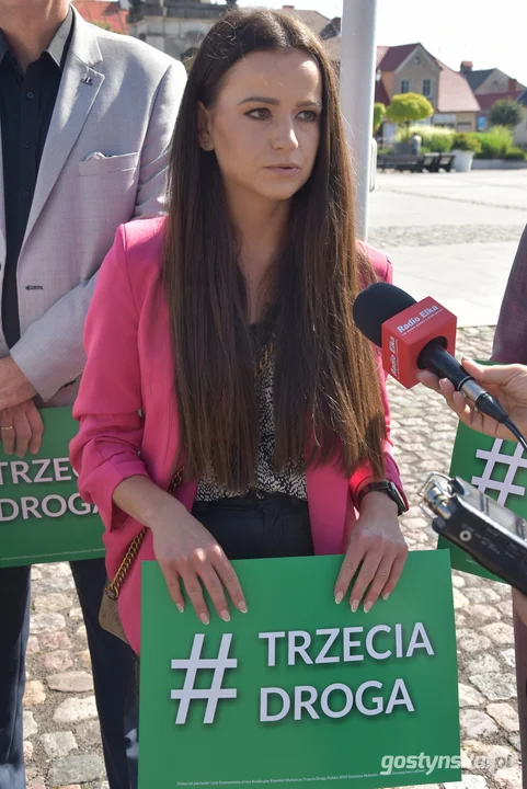 Prezentacja kandydatów "Trzeciej Drogi" w Gostyniu