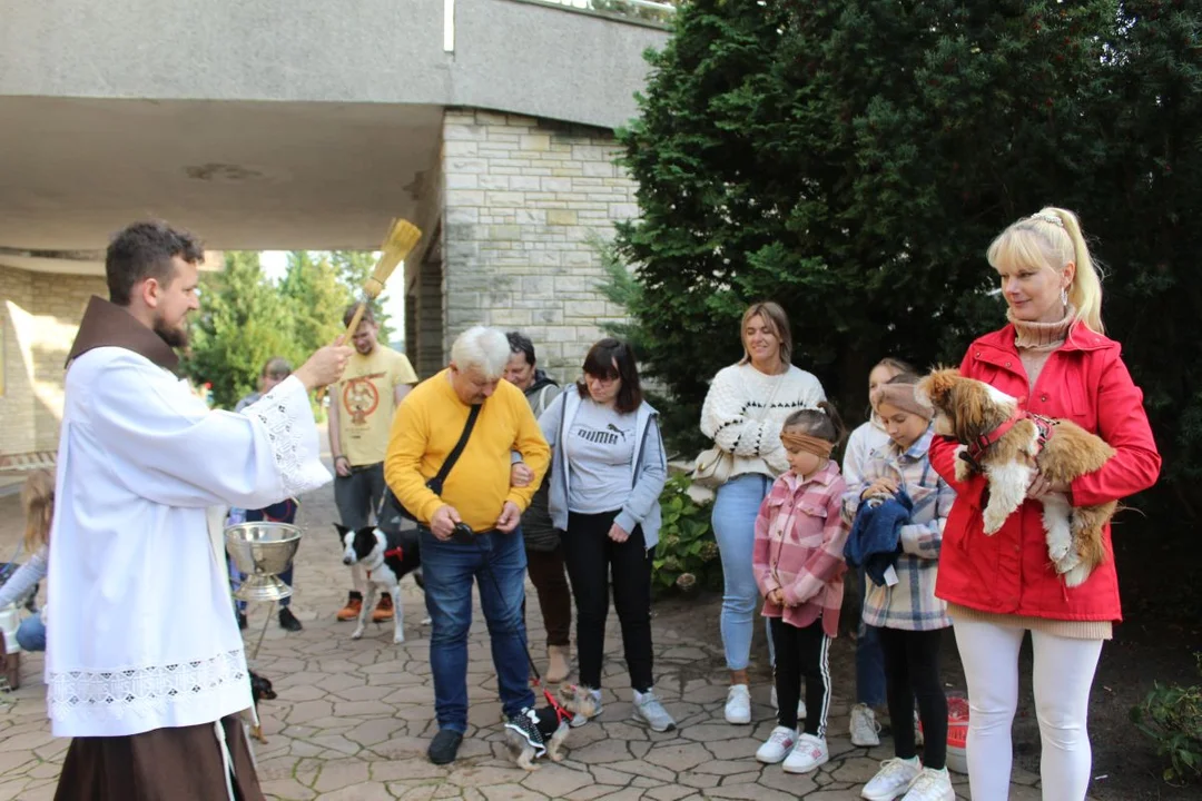 U franciszkanów w Jarocinie z okazji odpustu błogosławiono zwierzęta