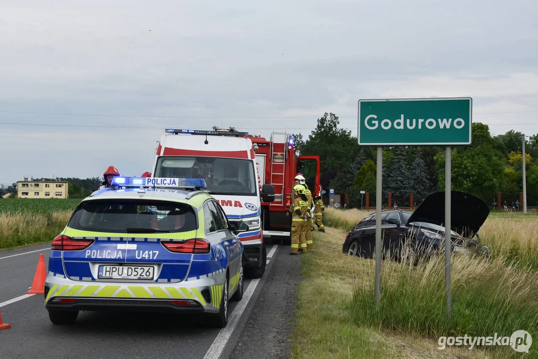 Wypadek na DK12 Gostyń - Jarocin