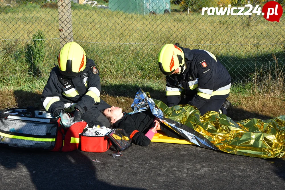 Ćwiczenia służb w Sarnowie i Rawiczu